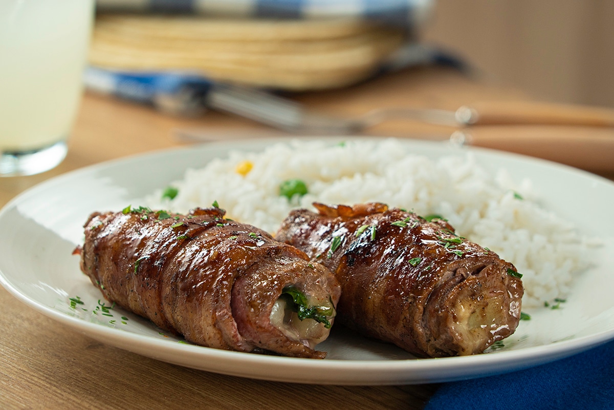 Rollitos De Carne Envueltos En Tocino Tremenda Tv