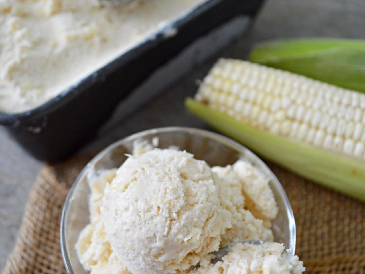 Helado de elote