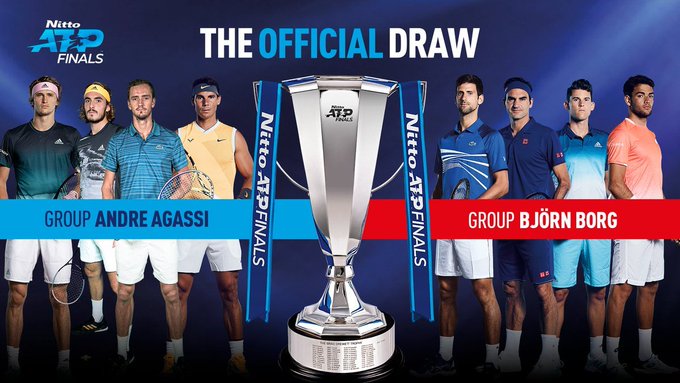 Federer y Djokovic, en el mismo grupo del Masters; Nadal, a la otra llave